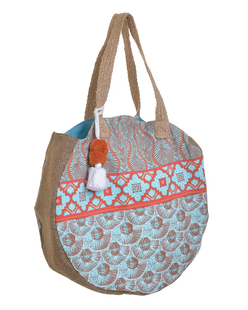 ΤΣΑΝΤΑ ΥΦΑΣΜΑΤΙΝH ΓΑΛΑΖΙΑ/ΠΟΡΤΟΚΑΛΙ/ΚΑΦΕ ΜΕ ΣΧΕΔΙΑ (50%COTTON 50% POLYESTER) 42X10X36/48 ΤΣΑΝΤΑ ΥΦΑΣΜΑΤΙΝH ΓΑΛΑΖΙΑ/ΠΟΡΤΟΚΑΛΙ/ΚΑΦΕ ΜΕ ΣΧΕΔΙΑ (50%COTTON 50% POLYESTER) 42X10X36/48