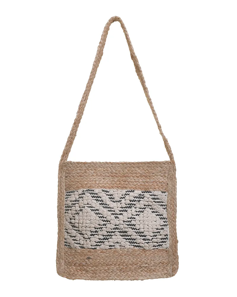 ΤΣΑΝΤΑ ΨΑΘΙΝΗ ΜΑΥΡΗ ΜΠΕΖ (50%COTTON 50%JUTE) 38X5X34/78 ΤΣΑΝΤΑ ΨΑΘΙΝΗ ΜΑΥΡΗ ΜΠΕΖ (50%COTTON 50%JUTE) 38X5X34/78