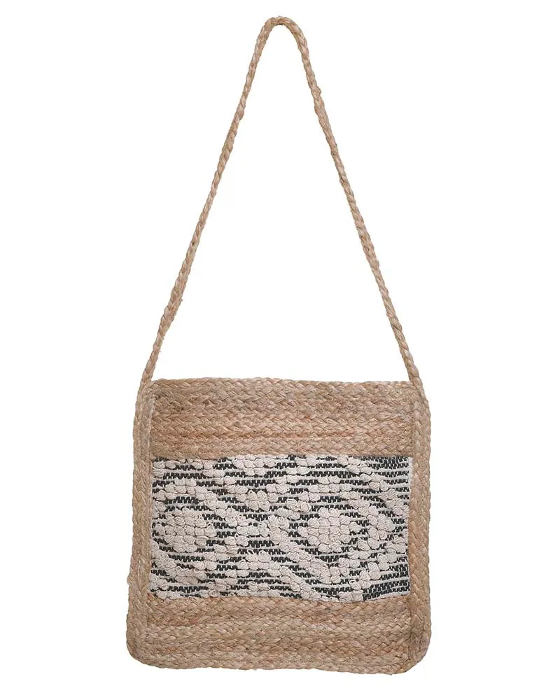 ΤΣΑΝΤΑ ΨΑΘΙΝΗ ΜΑΥΡΗ ΜΠΕΖ (50%COTTON 50%JUTE) 38X5X34/78 ΤΣΑΝΤΑ ΨΑΘΙΝΗ ΜΑΥΡΗ ΜΠΕΖ (50%COTTON 50%JUTE) 38X5X34/78