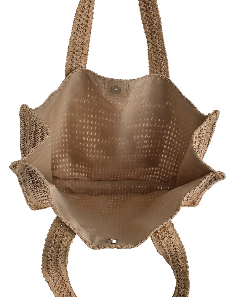 ΤΣΑΝΤΑ ΨΑΘΙΝΗ ΜΠΕΖ ''BLE'' (100%PAPER)