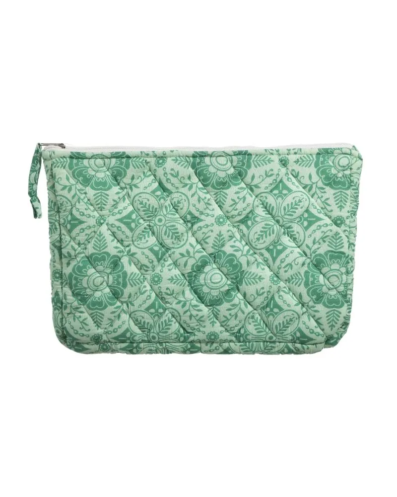 ΤΣΑΝΤΑ ΥΦΑΣΜΑΤΙΝΗ ΛΕΥΚΟ/ΠΡΑΣΙΝΟ (100% COTTON)