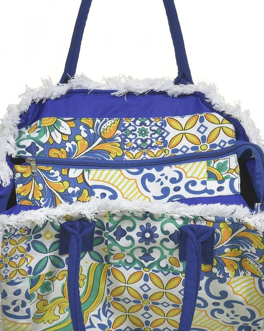 ΤΣΑΝΤΑ ΥΦΑΣΜΑΤΙΝΗ ΜΠΛΕ/ΚΙΤΡΙΝΟ 35Χ30Χ22 (100% COTTON CANVAS WITH POLYESTER LINING) ΤΣΑΝΤΑ ΥΦΑΣΜΑΤΙΝΗ ΜΠΛΕ/ΚΙΤΡΙΝΟ 35Χ30Χ22 (100% COTTON CANVAS WITH POLYESTER LINING)