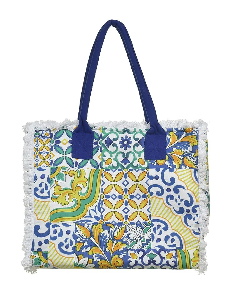 ΤΣΑΝΤΑ ΥΦΑΣΜΑΤΙΝΗ ΜΠΛΕ/ΚΙΤΡΙΝΟ 35Χ30Χ22 (100% COTTON CANVAS WITH POLYESTER LINING) ΤΣΑΝΤΑ ΥΦΑΣΜΑΤΙΝΗ ΜΠΛΕ/ΚΙΤΡΙΝΟ 35Χ30Χ22 (100% COTTON CANVAS WITH POLYESTER LINING)