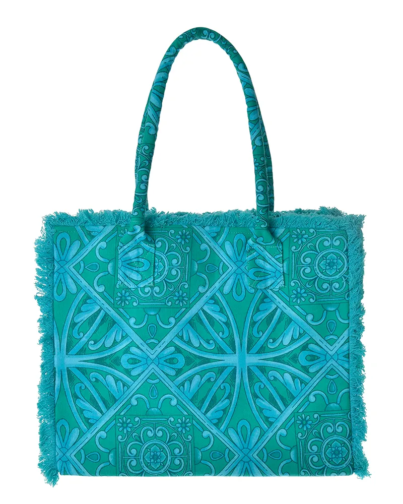 ΤΣΑΝΤΑ ΥΦΑΣΜΑΤΙΝΗ ΠΡΑΣΙΝΟ/ΜΠΛΕ 35Χ30Χ22 (100% COTTON CANVAS WITH POLYESTER LINING) ΤΣΑΝΤΑ ΥΦΑΣΜΑΤΙΝΗ ΠΡΑΣΙΝΟ/ΜΠΛΕ 35Χ30Χ22 (100% COTTON CANVAS WITH POLYESTER LINING)