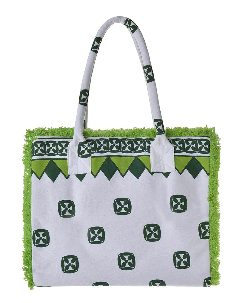 ΤΣΑΝΤΑ ΥΦΑΣΜΑΤΙΝΗ ΠΡΑΣΙΝΗ/ΛΕΥΚΗ 35Χ30Χ22 (100% COTTON CANVAS WITH POLYESTER LINING) ΤΣΑΝΤΑ ΥΦΑΣΜΑΤΙΝΗ ΠΡΑΣΙΝΗ/ΛΕΥΚΗ 35Χ30Χ22 (100% COTTON CANVAS WITH POLYESTER LINING)