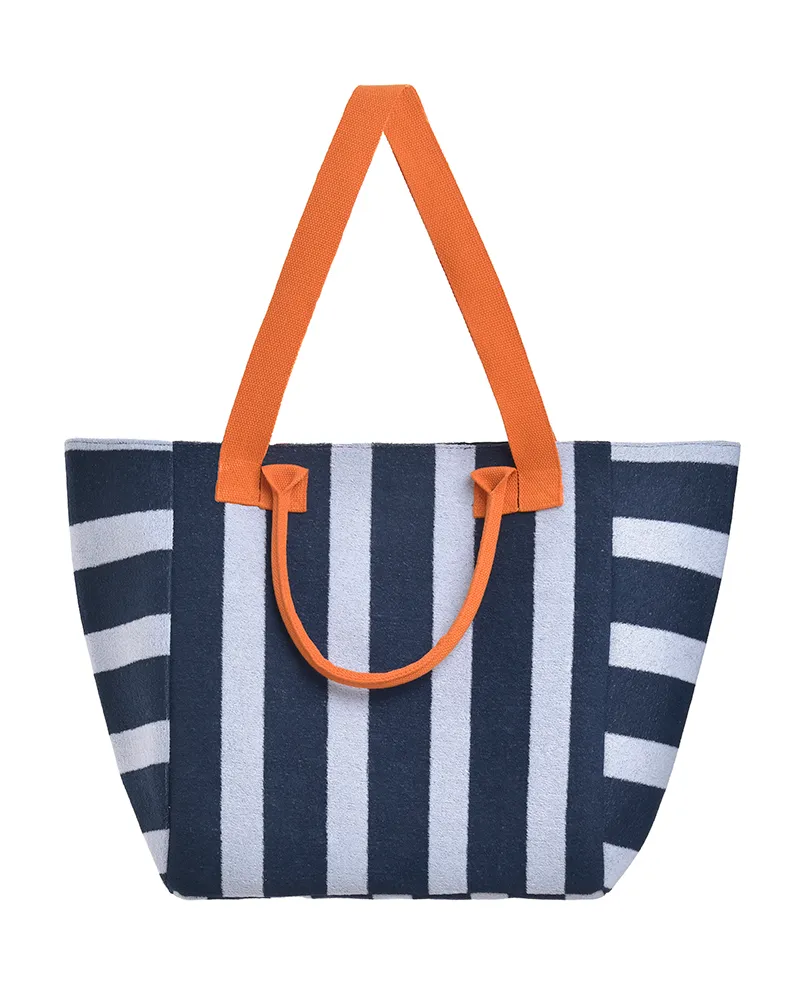 ΤΣΑΝΤΑ ΥΦΑΣΜΑΤΙΝH ΣΕ ΛΕΥΚΟ/ΜΠΛΕ ΧΡΩΜΑ ΜΕ ΡΙΓΕΣ (100% POLYESTER) ΤΣΑΝΤΑ ΥΦΑΣΜΑΤΙΝH ΣΕ ΛΕΥΚΟ/ΜΠΛΕ ΧΡΩΜΑ ΜΕ ΡΙΓΕΣ (100% POLYESTER)