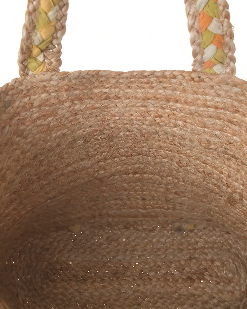 ΤΣΑΝΤΑ ΑΠΟ ΓΙΟΥΤΑ ΜΠΕΖ ΜΕ ΚΙΤΡΙΝΕΣ/ΠΟΡΤΟΚΑΛΙ ΛΕΠΤΟΜΕΡΕΙΕΣ 38X31X15 (100% ΓΙΟΥΤΑ) ΤΣΑΝΤΑ ΑΠΟ ΓΙΟΥΤΑ ΜΠΕΖ ΜΕ ΚΙΤΡΙΝΕΣ/ΠΟΡΤΟΚΑΛΙ ΛΕΠΤΟΜΕΡΕΙΕΣ 38X31X15 (100% ΓΙΟΥΤΑ)