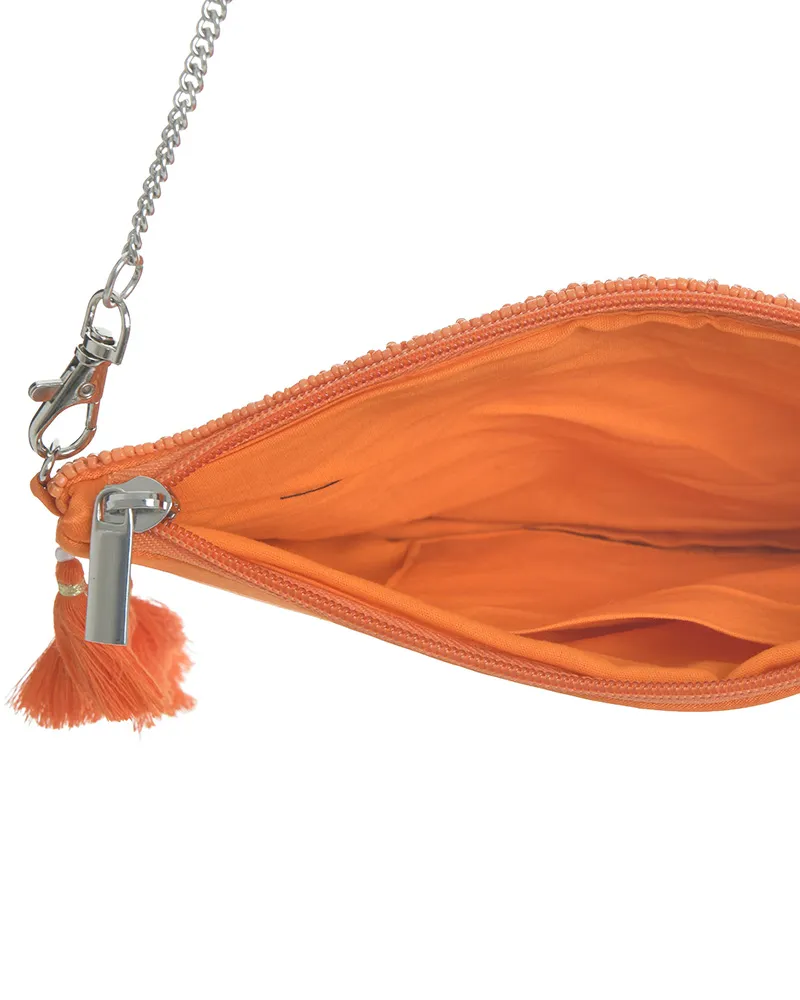 ΤΣΑΝΤΑΚΙ ΠΟΡΤΟΚΑΛΙ ''ΜΑΤΙ'' ΜΕ ΧΑΝΤΡΕΣ ΚΑΙ ΦΟΥΝΤΑΚΙΑ 26X1X20/50