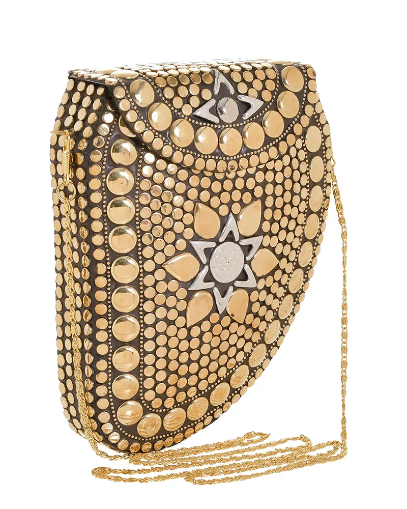 ΤΣΑΝΤΑΚΙ ΜΕΤΑΛΛΙΚΟ ΧΡΥΣΟ ΜΕ ΑΛΥΣΙΔΑ 14Χ5Χ18/58 ΤΣΑΝΤΑΚΙ ΜΕΤΑΛΛΙΚΟ ΧΡΥΣΟ ΜΕ ΑΛΥΣΙΔΑ 14Χ5Χ18/58