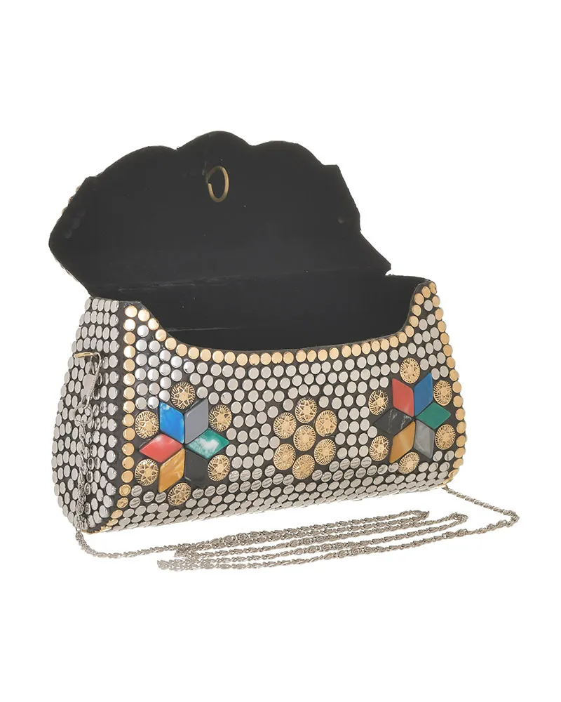 ΤΣΑΝΤΑΚΙ ΜΕΤΑΛΛΙΚΟ ΑΣΗΜΙ/ΧΡΥΣΟ ΜΕ ΠΟΛΥΧΡΩΜΕΣ ΠΕΤΡΕΣ ΚΑΙ ΑΛΥΣΙΔΑ 20X6X10/50 ΤΣΑΝΤΑΚΙ ΜΕΤΑΛΛΙΚΟ ΑΣΗΜΙ/ΧΡΥΣΟ ΜΕ ΠΟΛΥΧΡΩΜΕΣ ΠΕΤΡΕΣ ΚΑΙ ΑΛΥΣΙΔΑ 20X6X10/50