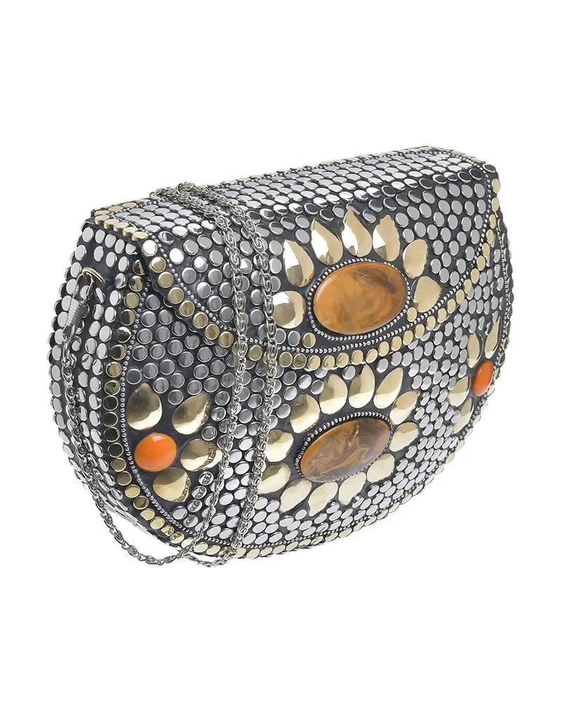 ΤΣΑΝΤΑΚΙ ΜΕΤΑΛΛΙΚΟ ΑΣΗΜΙ ΜΕ ΧΡΥΣΕΣ/ΚΙΤΡΙΝΕΣ ΛΕΠΤΟΜΕΡΕΙΕΣ ΚΑΙ ΑΛΥΣΙΔΑ ΤΣΑΝΤΑΚΙ ΜΕΤΑΛΛΙΚΟ ΑΣΗΜΙ ΜΕ ΧΡΥΣΕΣ/ΚΙΤΡΙΝΕΣ ΛΕΠΤΟΜΕΡΕΙΕΣ ΚΑΙ ΑΛΥΣΙΔΑ