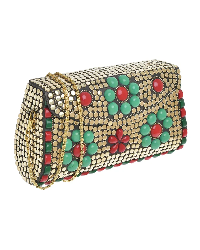 ΤΣΑΝΤΑΚΙ ΜΕΤΑΛΛΙΚΟ ΧΡΥΣΟ ΜΕ ΠΟΛΥΧΡΩΜΑ ΛΟΥΛΟΥΔΙΑ ΚΑΙ ΑΛΥΣΙΔΑ ΤΣΑΝΤΑΚΙ ΜΕΤΑΛΛΙΚΟ ΧΡΥΣΟ ΜΕ ΠΟΛΥΧΡΩΜΑ ΛΟΥΛΟΥΔΙΑ ΚΑΙ ΑΛΥΣΙΔΑ