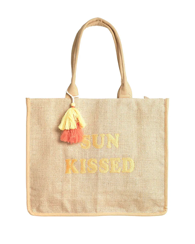 ΤΣΑΝΤΑ ΨΑΘΙΝΗ ”SUN KISSED” ΣΕ ΜΠΕΖ ΧΡΩΜΑ (100% JUTE) ΤΣΑΝΤΑ ΨΑΘΙΝΗ ”SUN KISSED” ΣΕ ΜΠΕΖ ΧΡΩΜΑ (100% JUTE)