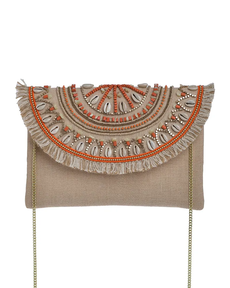 ΤΣΑΝΤΑΚΙ ΥΦΑΣΜΑΤΙΝΟ ΧΡΥΣΟ/ΜΠΕΖ/ΠΟΡΤΟΚΑΛΙ ΜΕ ΚΟΧΥΛΙΑ ΚΑΙ ΧΑΝΤΡΕΣ ΤΣΑΝΤΑΚΙ ΥΦΑΣΜΑΤΙΝΟ ΧΡΥΣΟ/ΜΠΕΖ/ΠΟΡΤΟΚΑΛΙ ΜΕ ΚΟΧΥΛΙΑ ΚΑΙ ΧΑΝΤΡΕΣ