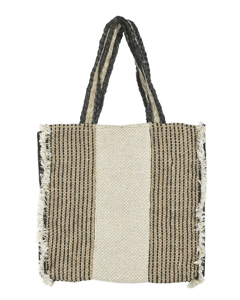 ΤΣΑΝΤΑ ΥΦΑΣΜΑΤΙΝΗ ΜΠΕΖ/ΜΑΥΡΗ ΜΕ ΧΡΥΣΕΣ ΛΕΠΤΟΜΕΡΕΙΕΣ34χ14χ30/52(80%JUTE/20%COTTON) ΤΣΑΝΤΑ ΥΦΑΣΜΑΤΙΝΗ ΜΠΕΖ/ΜΑΥΡΗ ΜΕ ΧΡΥΣΕΣ ΛΕΠΤΟΜΕΡΕΙΕΣ34χ14χ30/52(80%JUTE/20%COTTON)