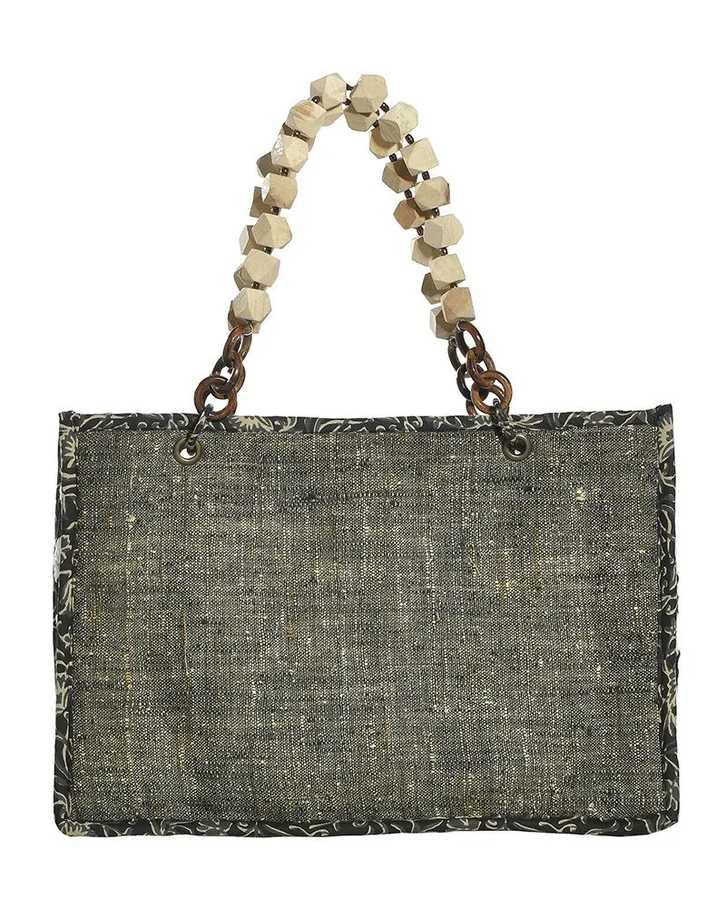 ΤΣΑΝΤΑ ΥΦΑΣΜΑΤΙΝΗ ΜΑΥΡΗ ΜΕ ΧΡΥΣΕΣ/ΛΕΥΚΕΣ ΛΕΠΤΟΜΕΡΕΙΕΣ 40X11X26/46 (100% COTTON) ΤΣΑΝΤΑ ΥΦΑΣΜΑΤΙΝΗ ΜΑΥΡΗ ΜΕ ΧΡΥΣΕΣ/ΛΕΥΚΕΣ ΛΕΠΤΟΜΕΡΕΙΕΣ 40X11X26/46 (100% COTTON)