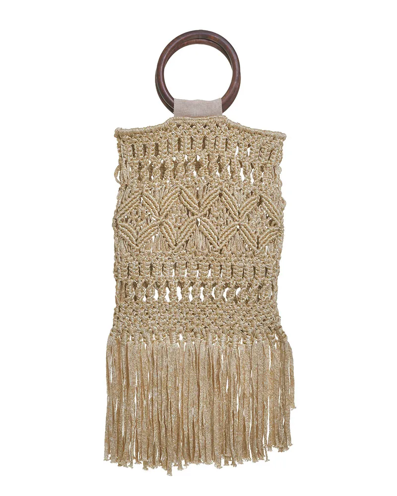 ΤΣΑΝΤΑ ΠΛΕΚΤΗ ΧΡΥΣΗ ΜΕ ΞΥΛΙΝΟ ΧΕΡΟΥΛΙ ΚΑΙ ΚΡΟΣΣΙΑ 31Χ3Χ55 ΤΣΑΝΤΑ ΠΛΕΚΤΗ ΧΡΥΣΗ ΜΕ ΞΥΛΙΝΟ ΧΕΡΟΥΛΙ ΚΑΙ ΚΡΟΣΣΙΑ 31Χ3Χ55