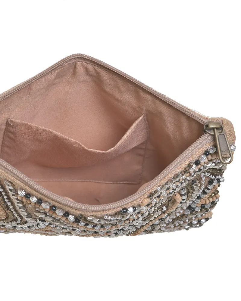 ΤΣΑΝΤΑΚΙ ΨΑΘΙΝΟ ΜΠΕΖ ΜΕ ΧΑΝΤΡΕΣ 24Χ3Χ19 (100% JUTE)