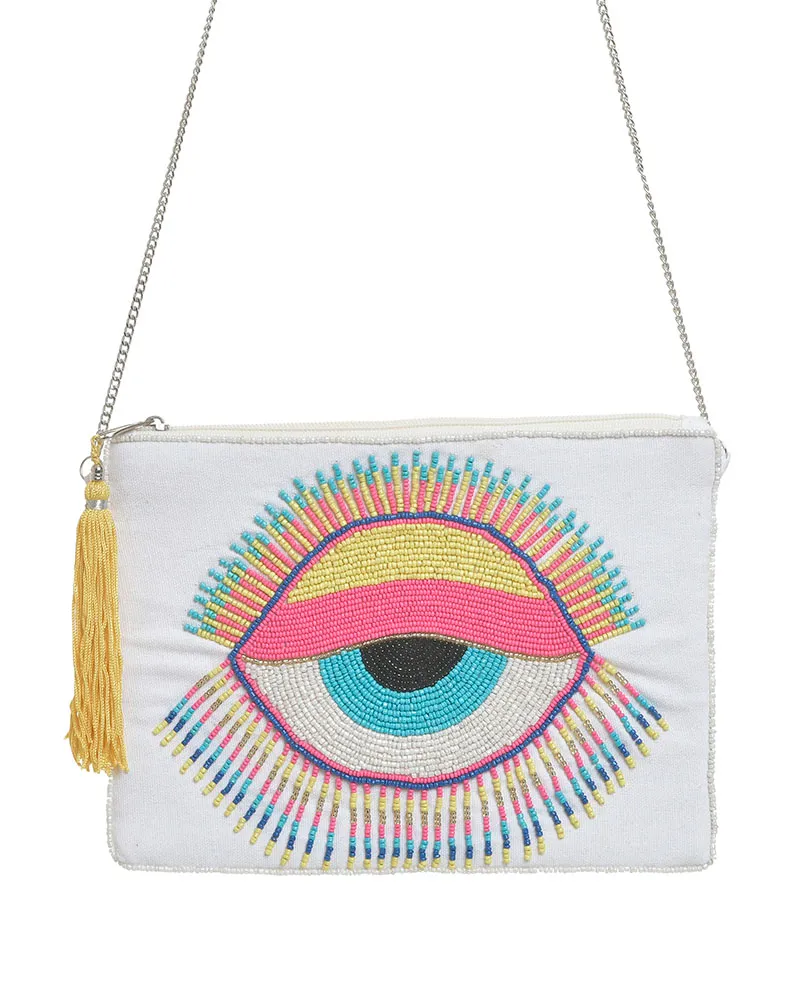 ΤΣΑΝΤΑΚΙ/ΦΑΚΕΛΟΣ ”ΜΑΤΙ” ΣΕ ΛΕΥΚΟ/ΚΙΤΡΙΝΟ ΧΡΩΜΑ ΜΕ ΧΑΝΤΡΕΣ ΚΑΙ ΑΛΥΣΙΔΑ 23X1X17/70 ΤΣΑΝΤΑΚΙ/ΦΑΚΕΛΟΣ ”ΜΑΤΙ” ΣΕ ΛΕΥΚΟ/ΚΙΤΡΙΝΟ ΧΡΩΜΑ ΜΕ ΧΑΝΤΡΕΣ ΚΑΙ ΑΛΥΣΙΔΑ 23X1X17/70