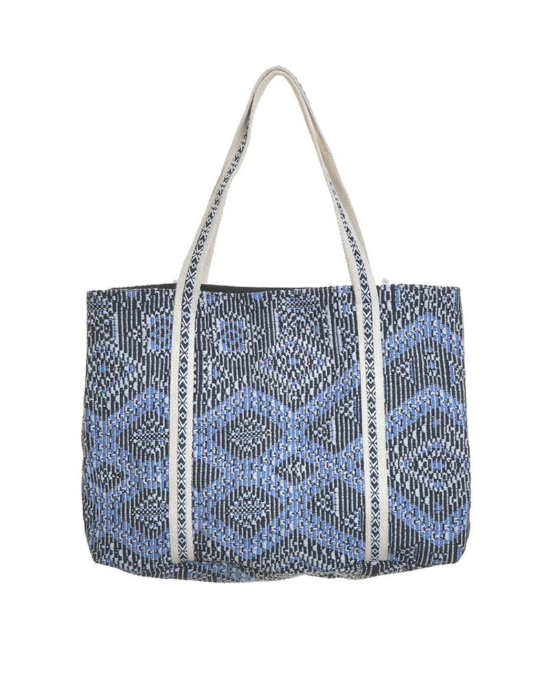 ΤΣΑΝΤΑ ΥΦΑΣΜΑΤΙΝΗ ”MATI” ΣΕ ΜΠΛΕ ΧΡΩΜΑ ΜΕ ΧΑΝΤΡΕΣ (100% COTTON) 38X11X34/58 ΤΣΑΝΤΑ ΥΦΑΣΜΑΤΙΝΗ ”MATI” ΣΕ ΜΠΛΕ ΧΡΩΜΑ ΜΕ ΧΑΝΤΡΕΣ (100% COTTON) 38X11X34/58