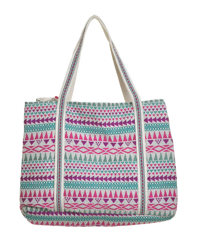 ΤΣΑΝΤΑ ΥΦΑΣΜΑΤΙΝΗ ΠΟΛΥΧΡΩΜΗ ΜΕ ΧΑΝΤΡΕΣ (100% COTTON) 38Χ11Χ32/57 ΤΣΑΝΤΑ ΥΦΑΣΜΑΤΙΝΗ ΠΟΛΥΧΡΩΜΗ ΜΕ ΧΑΝΤΡΕΣ (100% COTTON) 38Χ11Χ32/57