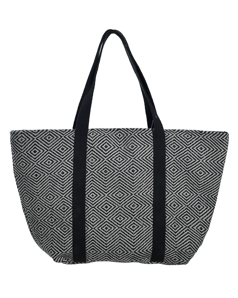 ΤΣΑΝΤΑ ΥΦΑΣΜΑΤΙΝΗ ΜΠΕΖ/ΜΑΥΡΗ ΜΕ LUREX ΤΣΑΝΤΑ ΥΦΑΣΜΑΤΙΝΗ ΜΠΕΖ/ΜΑΥΡΗ ΜΕ LUREX