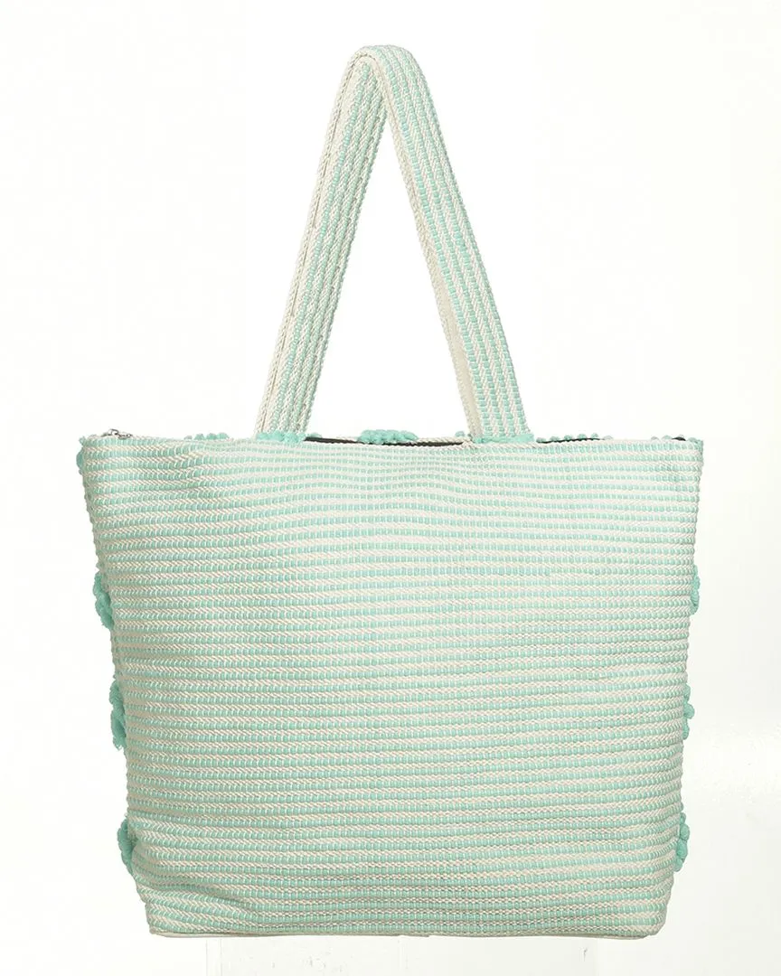 ΤΣΑΝΤΑ ΥΦΑΣΜΑΤΙΝΗ ΣΕ ΤΙΡΚΟΥΑΖ ΧΡΩΜΑ (50%COTTON 50%POLYESTER, LINING:100% POLYESTER) ΤΣΑΝΤΑ ΥΦΑΣΜΑΤΙΝΗ ΣΕ ΤΙΡΚΟΥΑΖ ΧΡΩΜΑ (50%COTTON 50%POLYESTER, LINING:100% POLYESTER)