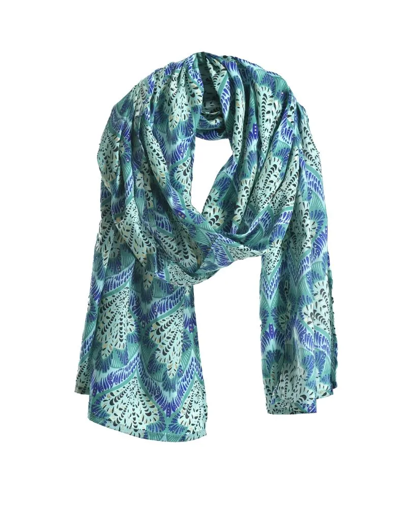 ΦΟΥΛΑΡΙ ΣΕ ΜΠΛΕ/ΤΥΡΚΟΥΑΖ ΧΡΩΜΑ ΜΕ ΧΡΥΣΕΣ ΛΕΠΤΟΜΕΡΕΙΕΣ180X60 (100% CREPE) ΦΟΥΛΑΡΙ ΣΕ ΜΠΛΕ/ΤΥΡΚΟΥΑΖ ΧΡΩΜΑ ΜΕ ΧΡΥΣΕΣ ΛΕΠΤΟΜΕΡΕΙΕΣ180X60 (100% CREPE)