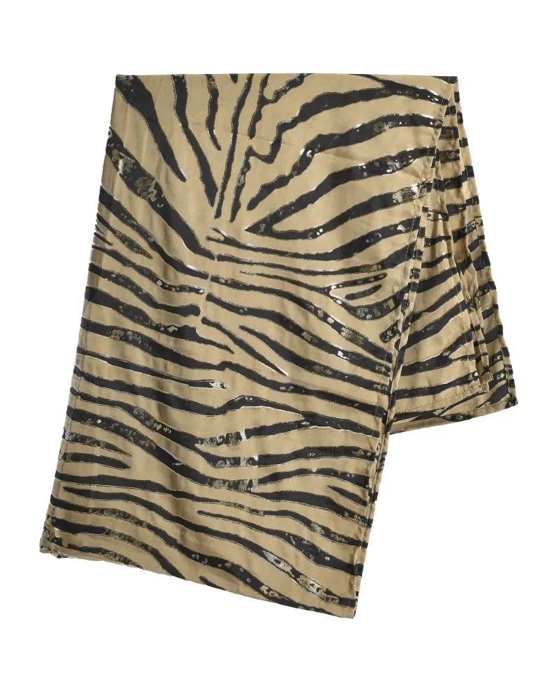 ΦΟΥΛΑΡΙ ΜΠΕΖ/ΜΑΥΡΟ ”ΖΕΒΡΕ” ΜΕ ΑΣΗΜΙ/ΧΡΥΣΕΣ ΛΕΠΤΟΜΕΡΕΙΕΣ 180X60 (100% CREPE) ΦΟΥΛΑΡΙ ΜΠΕΖ/ΜΑΥΡΟ ”ΖΕΒΡΕ” ΜΕ ΑΣΗΜΙ/ΧΡΥΣΕΣ ΛΕΠΤΟΜΕΡΕΙΕΣ 180X60 (100% CREPE)