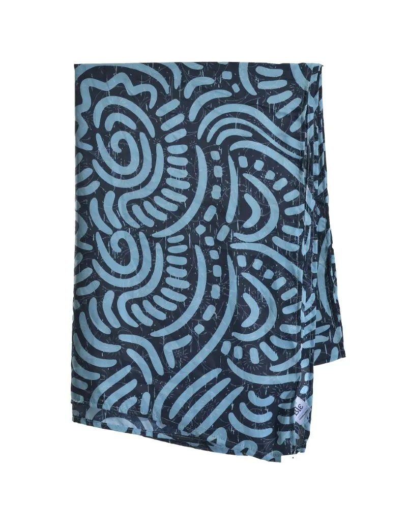 ΦΟΥΛΑΡΙ ΜΠΛΕ ΜΕ ΣΧΕΔΙΑ 180X60 (100% CREPE) ΦΟΥΛΑΡΙ ΜΠΛΕ ΜΕ ΣΧΕΔΙΑ 180X60 (100% CREPE)