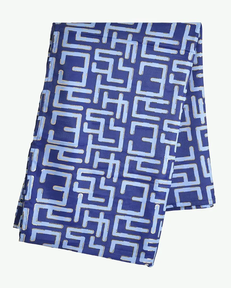 ΦΟΥΛΑΡΙ ΜΠΛΕ/ΓΑΛΑΖΙΟ ΜΕ ΧΡΥΣΕΣ ΛΕΠΤΟΜΕΡΕΙΕΣ 180X60 (100% CREPE) ΦΟΥΛΑΡΙ ΜΠΛΕ/ΓΑΛΑΖΙΟ ΜΕ ΧΡΥΣΕΣ ΛΕΠΤΟΜΕΡΕΙΕΣ 180X60 (100% CREPE)