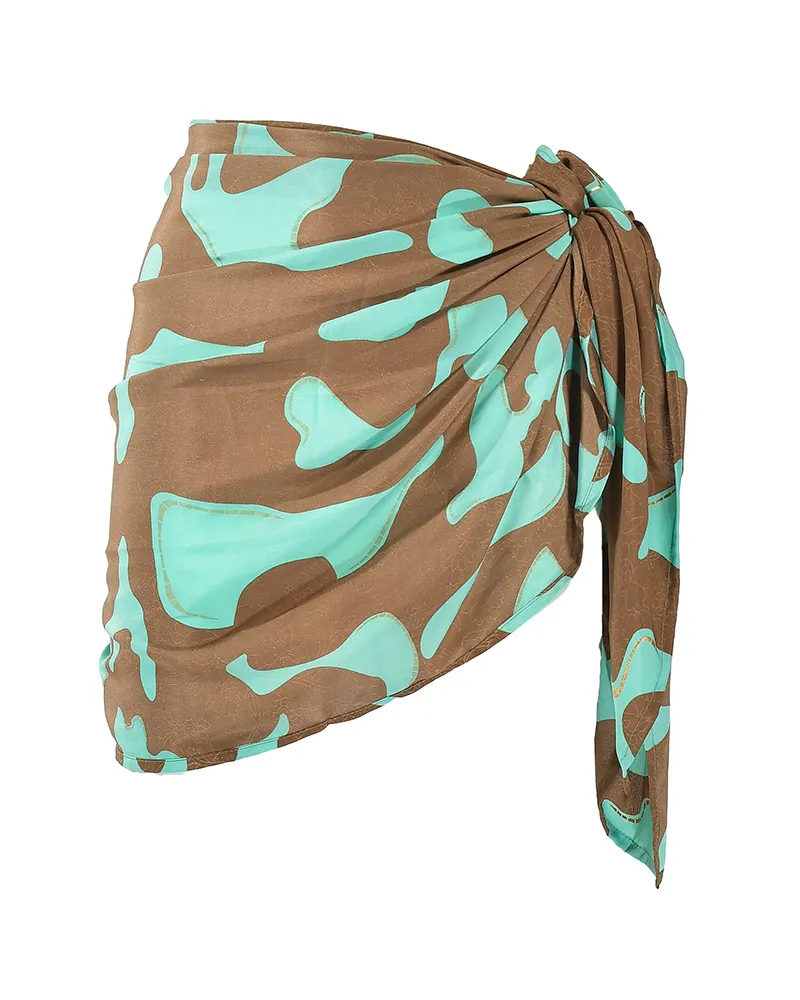 ΦΟΥΛΑΡΙ ''ΚΑΜΟΥΦΛΑΖ'' ΚΑΦΕ/ΜΕΝΤΑ 180X60 (100% CREPE)