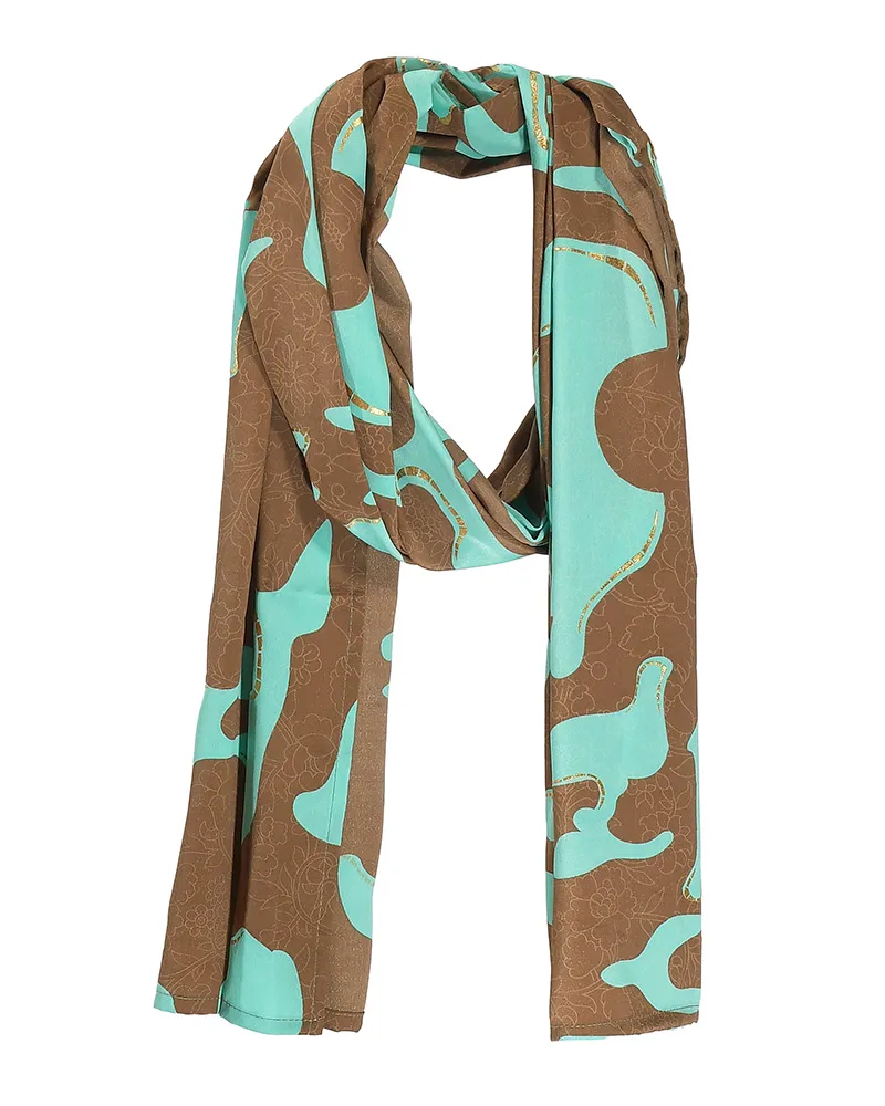 ΦΟΥΛΑΡΙ ”ΚΑΜΟΥΦΛΑΖ” ΚΑΦΕ/ΜΕΝΤΑ 180X60 (100% CREPE) ΦΟΥΛΑΡΙ ”ΚΑΜΟΥΦΛΑΖ” ΚΑΦΕ/ΜΕΝΤΑ 180X60 (100% CREPE)