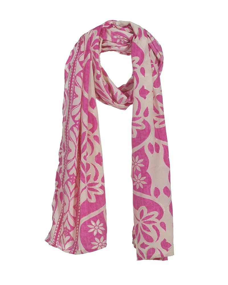 ΦΟΥΛΑΡΙ ΕΜΠΡΙΜΕ ΜΕ ΛΟΥΛΟΥΔΙΑ ΛΕΥΚΟ/ΡΟΖ ΜΕ ΧΡΥΣΕΣ ΛΕΠΤΟΜΕΡΕΙΕΣ 180X60 (100% CREPE) ΦΟΥΛΑΡΙ ΕΜΠΡΙΜΕ ΜΕ ΛΟΥΛΟΥΔΙΑ ΛΕΥΚΟ/ΡΟΖ ΜΕ ΧΡΥΣΕΣ ΛΕΠΤΟΜΕΡΕΙΕΣ 180X60 (100% CREPE)