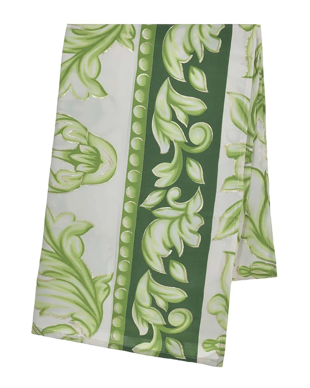 ΦΟΥΛΑΡΙ ΕΜΠΡΙΜΕ ΛΕΥΚΟ/ΠΡΑΣΙΝΟ ΜΕ ΧΡΥΣΕΣ ΛΕΠΤΟΜΕΡΕΙΕΣ 180X60 (100%RAYON) ΦΟΥΛΑΡΙ ΕΜΠΡΙΜΕ ΛΕΥΚΟ/ΠΡΑΣΙΝΟ ΜΕ ΧΡΥΣΕΣ ΛΕΠΤΟΜΕΡΕΙΕΣ 180X60 (100%RAYON)