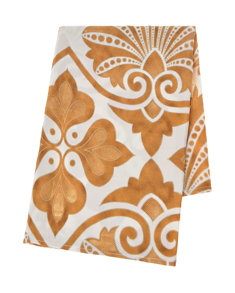 ΦΟΥΛΑΡΙ ΣΕ ΕΚΡΟΎ ΧΡΩΜΑ ΜΕ ΧΡΥΣΕΣ ΛΕΠΤΟΜΕΡΕΙΕΣ 180X60 (60% SILK 40% POLYESTER) ΦΟΥΛΑΡΙ ΣΕ ΕΚΡΟΎ ΧΡΩΜΑ ΜΕ ΧΡΥΣΕΣ ΛΕΠΤΟΜΕΡΕΙΕΣ 180X60 (60% SILK 40% POLYESTER)