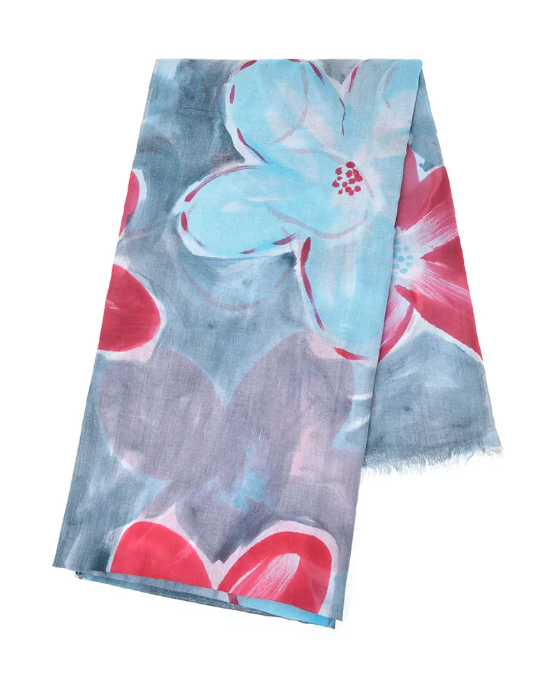 ΦΟΥΛΑΡΙ/ΠΑΡΕΟ ΣΕ ΓΑΛΑΖΙΟ/ΓΚΡΙ ΧΡΩΜΑ ΜΕ ΛΟΥΛΟΥΔΙΑ 100X180 (100% COTTON) ΦΟΥΛΑΡΙ/ΠΑΡΕΟ ΣΕ ΓΑΛΑΖΙΟ/ΓΚΡΙ ΧΡΩΜΑ ΜΕ ΛΟΥΛΟΥΔΙΑ 100X180 (100% COTTON)