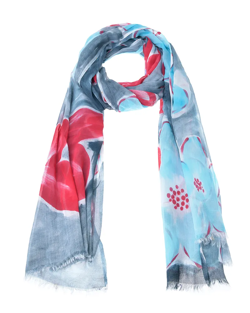 ΦΟΥΛΑΡΙ/ΠΑΡΕΟ ΣΕ ΓΑΛΑΖΙΟ/ΓΚΡΙ ΧΡΩΜΑ ΜΕ ΛΟΥΛΟΥΔΙΑ 100X180 (100% COTTON) ΦΟΥΛΑΡΙ/ΠΑΡΕΟ ΣΕ ΓΑΛΑΖΙΟ/ΓΚΡΙ ΧΡΩΜΑ ΜΕ ΛΟΥΛΟΥΔΙΑ 100X180 (100% COTTON)