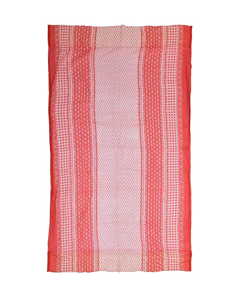 ΠΕΤΣΕΤΑ ΘΑΛΑΣΣΗΣ ΔΙΠΛΗΣ ΟΨΗΣ ΚΟΚΚΙΝΟ/ΛΕΥΚΟ 100X180 (100% COTTON)