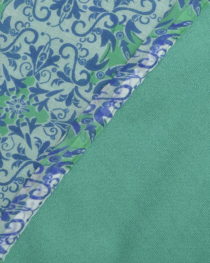 ΠΕΤΣΕΤΑ ΘΑΛΑΣΣΗΣ ΔΙΠΛΗΣ ΟΨΗΣ ΜΠΛΕ/ΛΕΥΚΟ/ΠΡΑΣΙΝΟ 100X180 (100% COTTON)