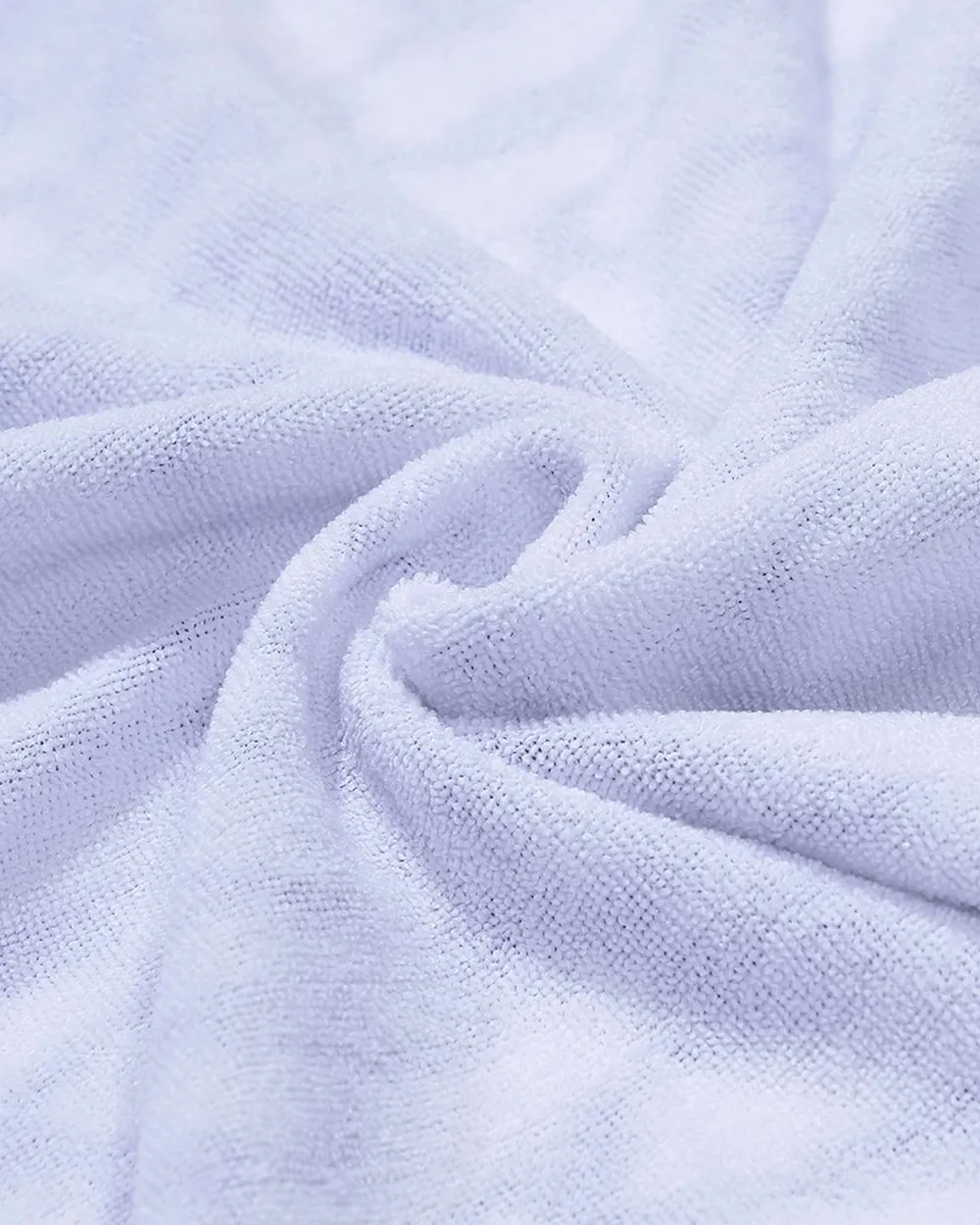 ΠΕΤΣΕΤΑ ΘΑΛΑΣΣΗΣ ΔΙΠΛΗΣ ΟΨΗΣ ΛΕΥΚΗ/ΜΠΛΕ 100X180 (50%COTTON 50% POLYESTER)