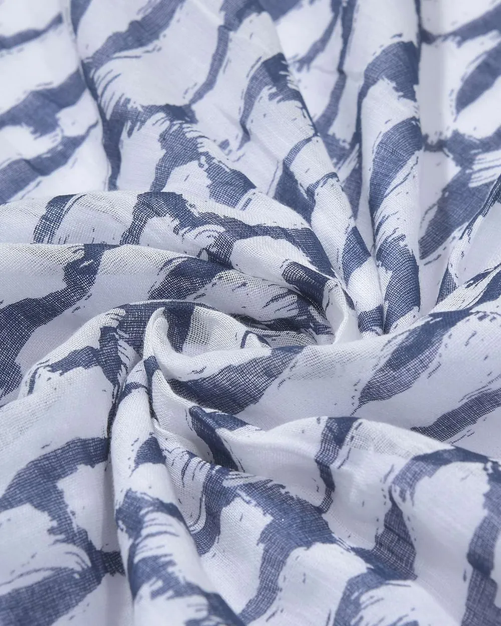 ΠΕΤΣΕΤΑ ΘΑΛΑΣΣΗΣ ΔΙΠΛΗΣ ΟΨΗΣ ΛΕΥΚΗ/ΜΠΛΕ 100X180 (50%COTTON 50% POLYESTER)