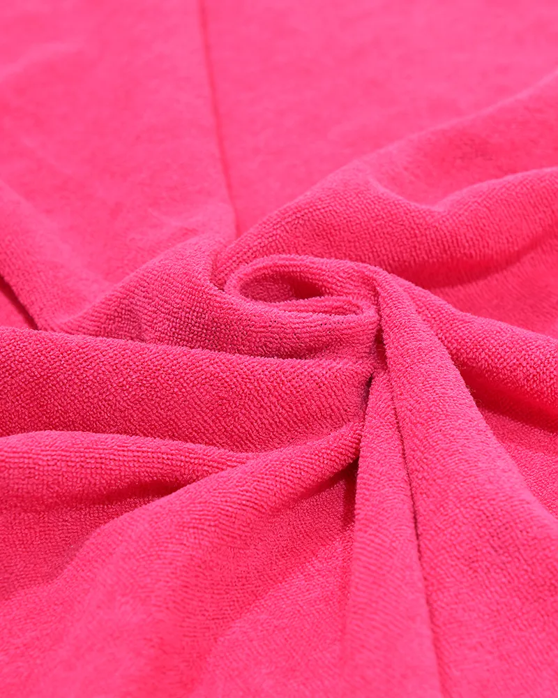 ΠΕΤΣΕΤΑ ΘΑΛΑΣΣΗΣ ΔΙΠΛΗΣ ΟΨΗΣ ΣΕ ΡΟΖ ΧΡΩΜΑ ΜΕ ΠΑΠΑΓΑΛΟΥΣ 100X180 (50% COTTON 50% POLYESTER)