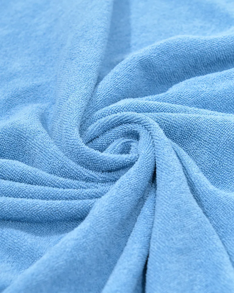 ΠΕΤΣΕΤΑ ΘΑΛΑΣΣΗΣ ΔΙΠΛΗΣ ΟΨΗΣ ΚΙΤΡΙΝΟ/ΓΑΛΑΖΙΟ 100X180 (50% COTTON 50% POLYESTER)