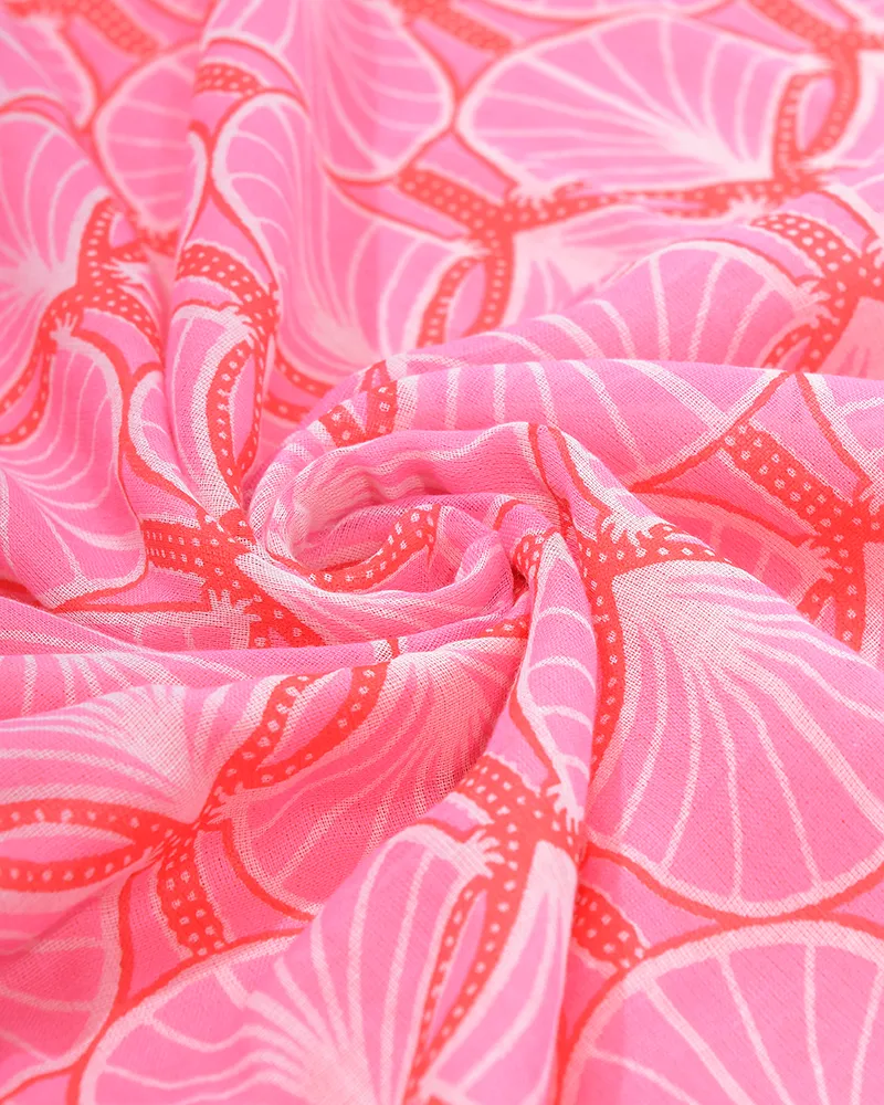 ΠΕΤΣΕΤΑ ΘΑΛΑΣΣΗΣ ΔΙΠΛΗΣ ΟΨΗΣ ΡΟΖ/ΚΟΚΚΙΝΟ 100X180 (50% COTTON 50% POLYESTER)