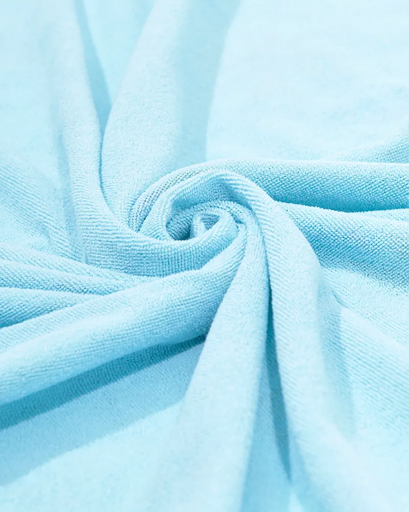 ΠΕΤΣΕΤΑ ΘΑΛΑΣΣΗΣ ΔΙΠΛΗΣ ΟΨΗΣ ΤΙΡΚΟΥΑΖ ΜΕ ΚΙΤΡΙΝΑ ΛΟΥΛΟΥΔΙΑ 100X180 (50% COTTON 50% POLYESTER)