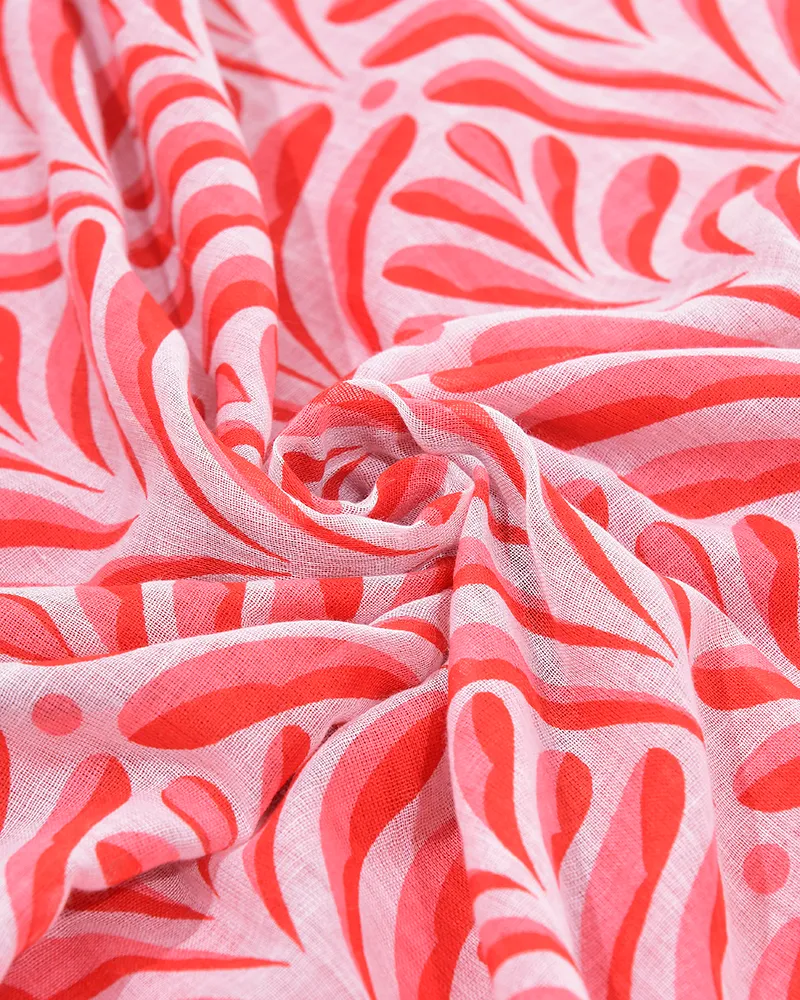 ΠΕΤΣΕΤΑ ΘΑΛΑΣΣΗΣ ΔΙΠΛΗΣ ΟΨΗΣ ΡΟΖ/ΛΕΥΚΟ 100X180 (50% COTTON 50% POLYESTER)