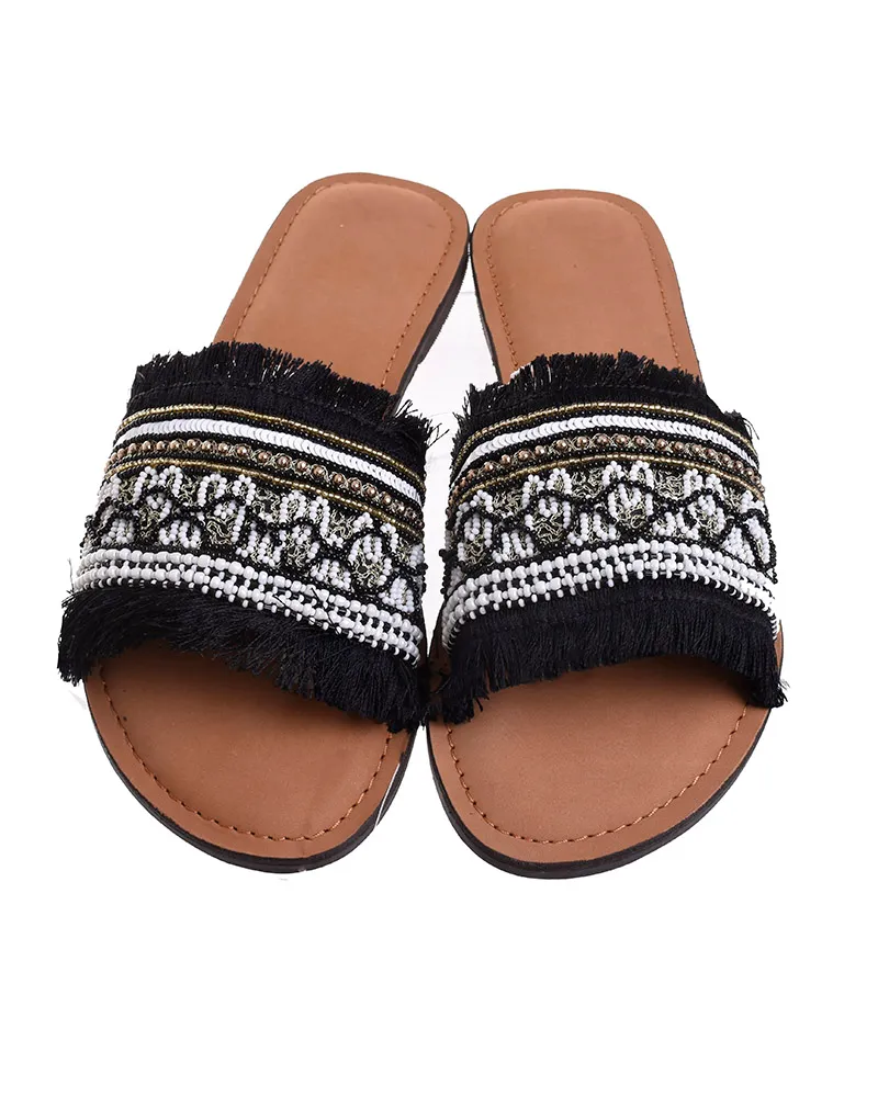 ΣΑΝΔΑΛΙ ΜΕ ΧΑΝΤΡΕΣ ΚΑΙ ΜΑΥΡΑ ΚΡΟΣΣΙΑ(EU 41)