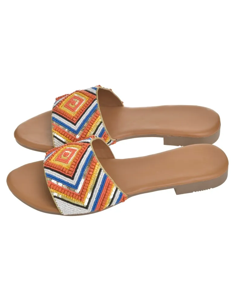 ΣΑΝΔΑΛΙ ΠΟΛΥΧΡΩΜΟ ΜΕ ΧΑΝΤΡΕΣ (EU 41)