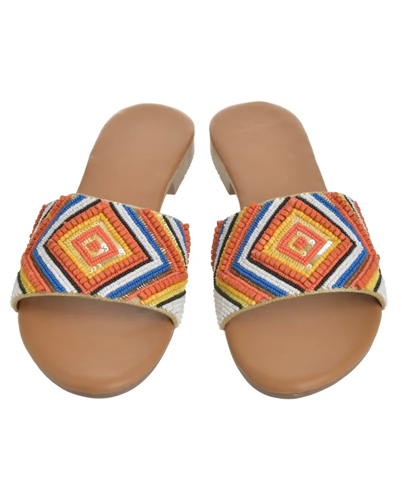 ΣΑΝΔΑΛΙ ΠΟΛΥΧΡΩΜΟ ΜΕ ΧΑΝΤΡΕΣ (EU 41)